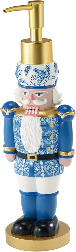 Avanti Linens - Lotion Pump/Soap Dispenser, Guest Bathroom Essentials, Christmas Home Decor (Nutc... | Amazon (US)