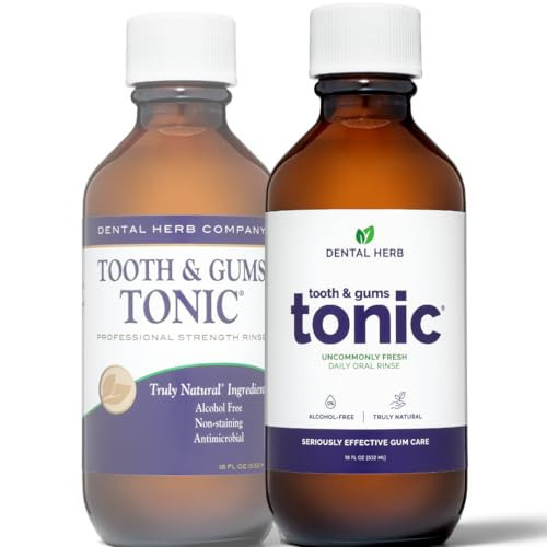 Soothe Gums & Freshen Breath Naturally | Herbal Oral Rinse with Essential Oils | Alcohol-Free, Fluoride-Free Mouthwash | Plant-Based Oral Care | Tooth & Gums Tonic by Dental Herb Company | Amazon (US)