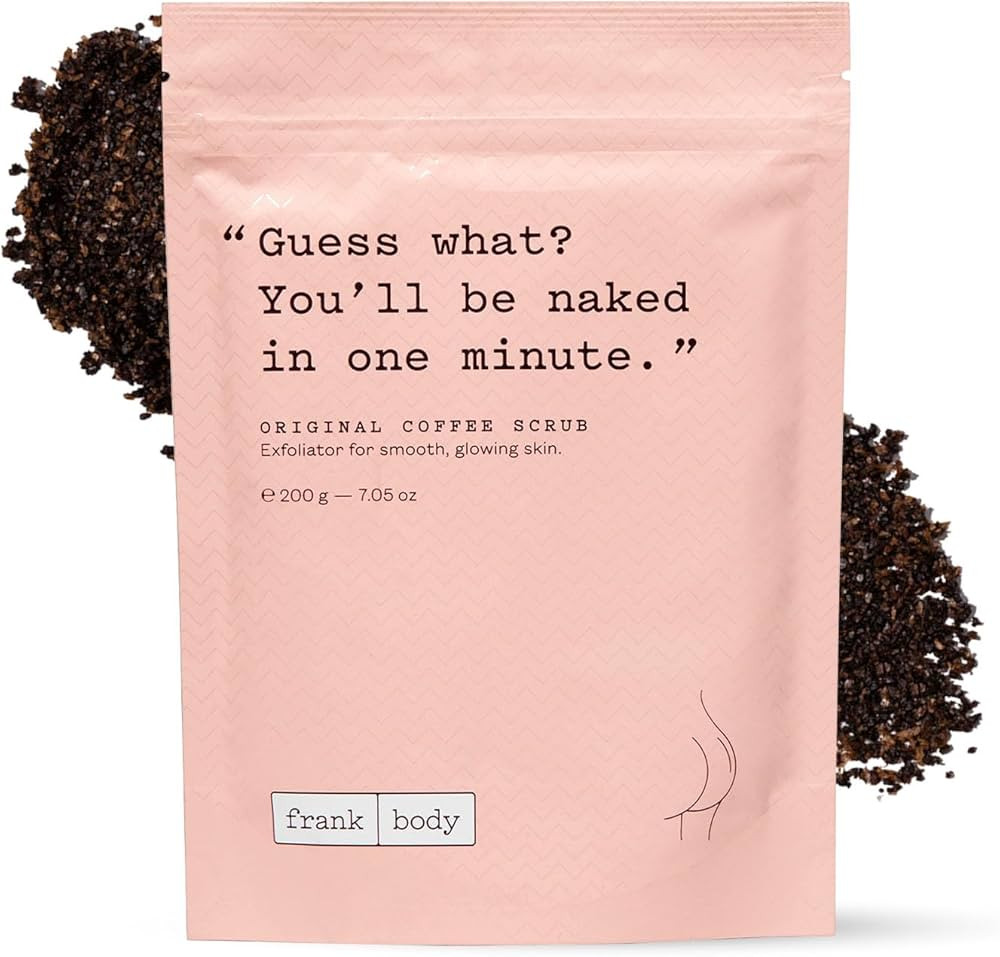 Frank Body Original Coffee Scrub, 7.05oz | Natural & Cruelty Free Exfoliating Body Scrub | Hydrat... | Amazon (US)