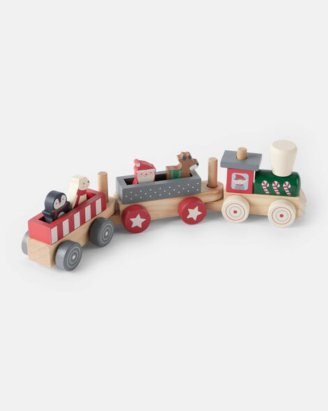 Christmas Train Wooden Toy Set | Carter's Inc