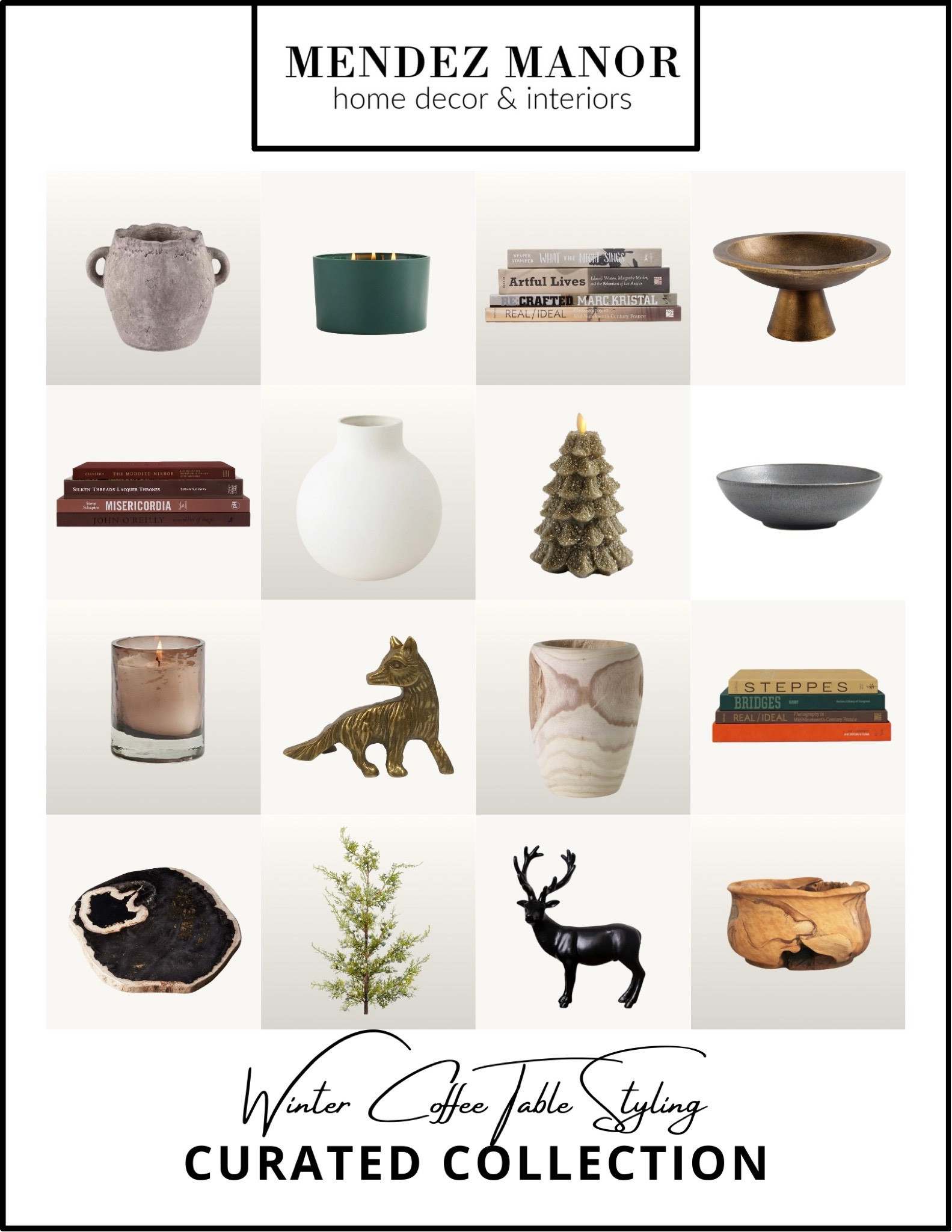 Winter holiday coffee table styling accessories


#LTKHome #LTKHoliday #LTKSeasonal