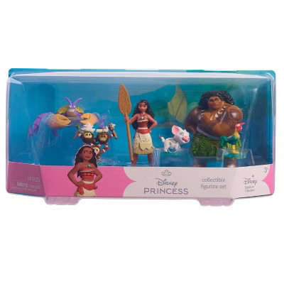 Disney Moana Collectible Figure Set, 6pk 3” Character Toy Figures | Target