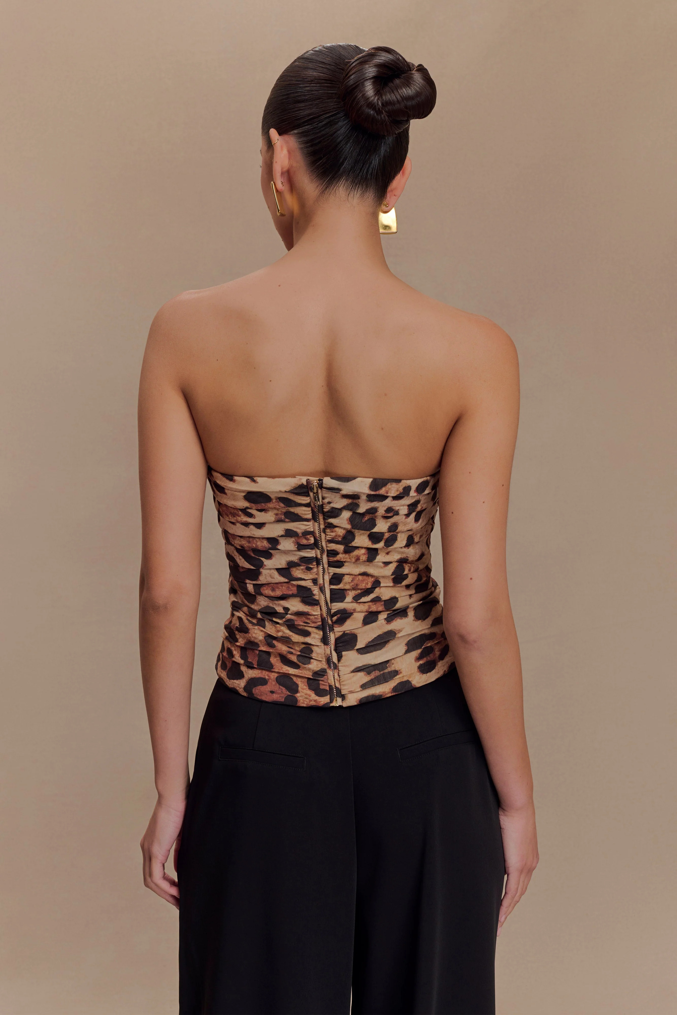 Suiting Corset - Leopard Print | MESHKI US