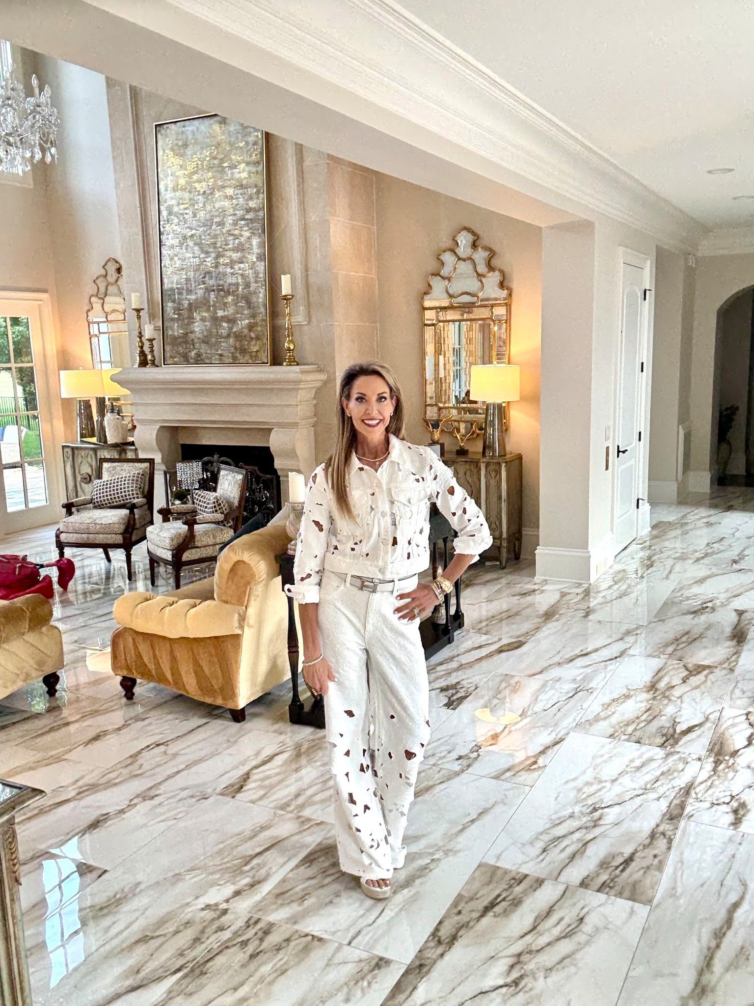 Get this on Sale NOW!  Effortless elegance meets playful charm 🤍✨ The Alice + Olivia Weezy eyelet set is giving major “last days of summer, first hint of fall” vibes — airy, feminine, and perfect for everything from brunch to a rooftop soirée. I’m obsessed with the intricate detailing, the flattering silhouette, and that understated yet elevated touch only Alice + Olivia delivers.

When your outfit does all the talking, all you need to add is confidence. 💫

#AliceAndOlivia #WeezyEyelet #OOTDInspo #ChicStyle #EffortlessElegance #LuxuryStyle #InfluencerStyle #StreetStyleChic #PolishedPerfection #OOTDGoals #StyleIconVibes #FromDayToNight #FallFashionVibes #ootd #grwm #ootn #fashion #style

#LTKOver40 #LTKStyleTip #LTKSeasonal