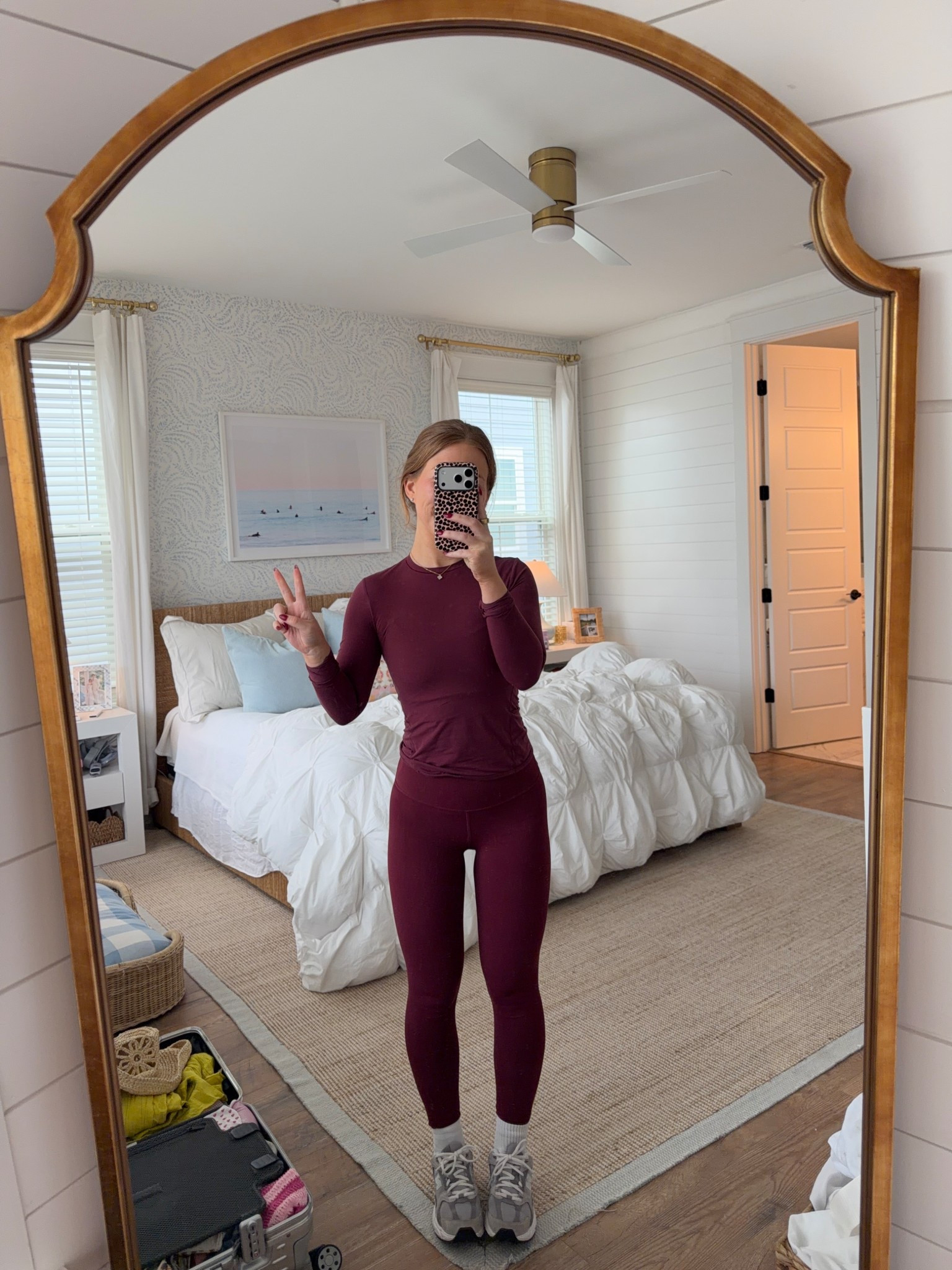 wearing a 2 in the leggings + XS in the top 🩷

#LTKfitnessgoals #LTKActive #LTKootd