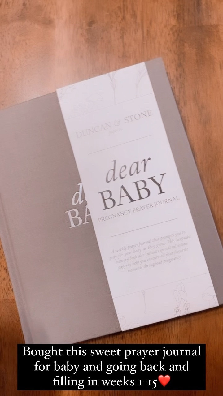 The sweetest pregnancy prayer journal!🥹

#LTKunder50 #LTKbaby #LTKkids