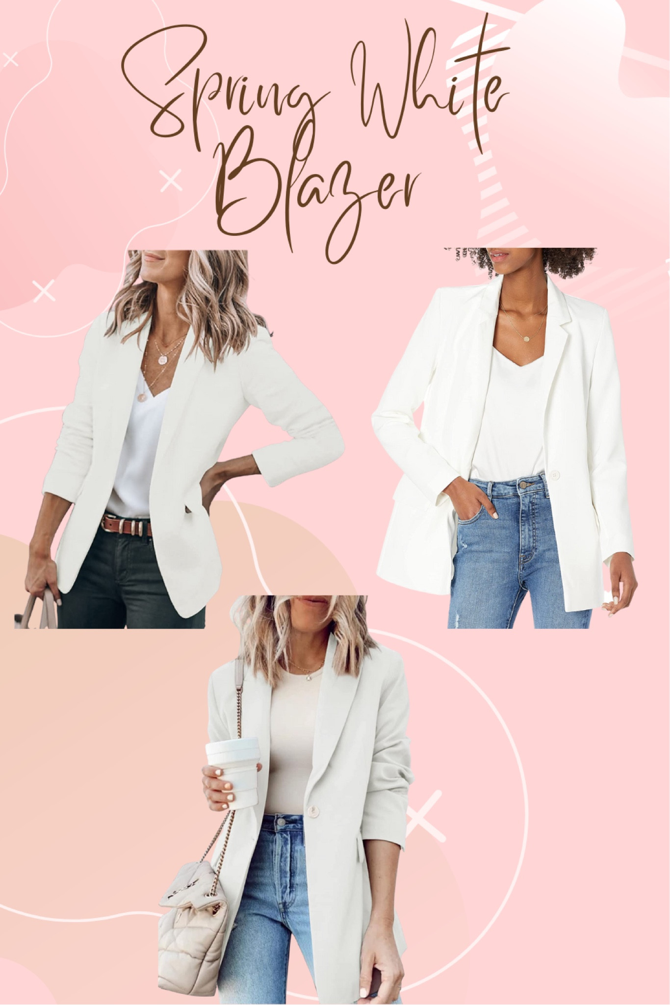 Love a good blazer for spring! Can be dressed up for the office or down for casual errands  

These are all from Amazon!

#LTKworkwear #LTKunder100 #LTKSeasonal