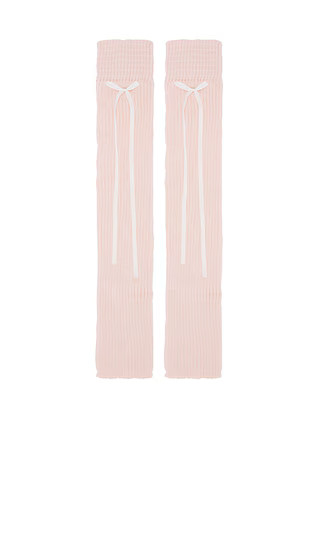 Hailey Leg Warmers in Light Pink | Revolve Clothing (Global)
