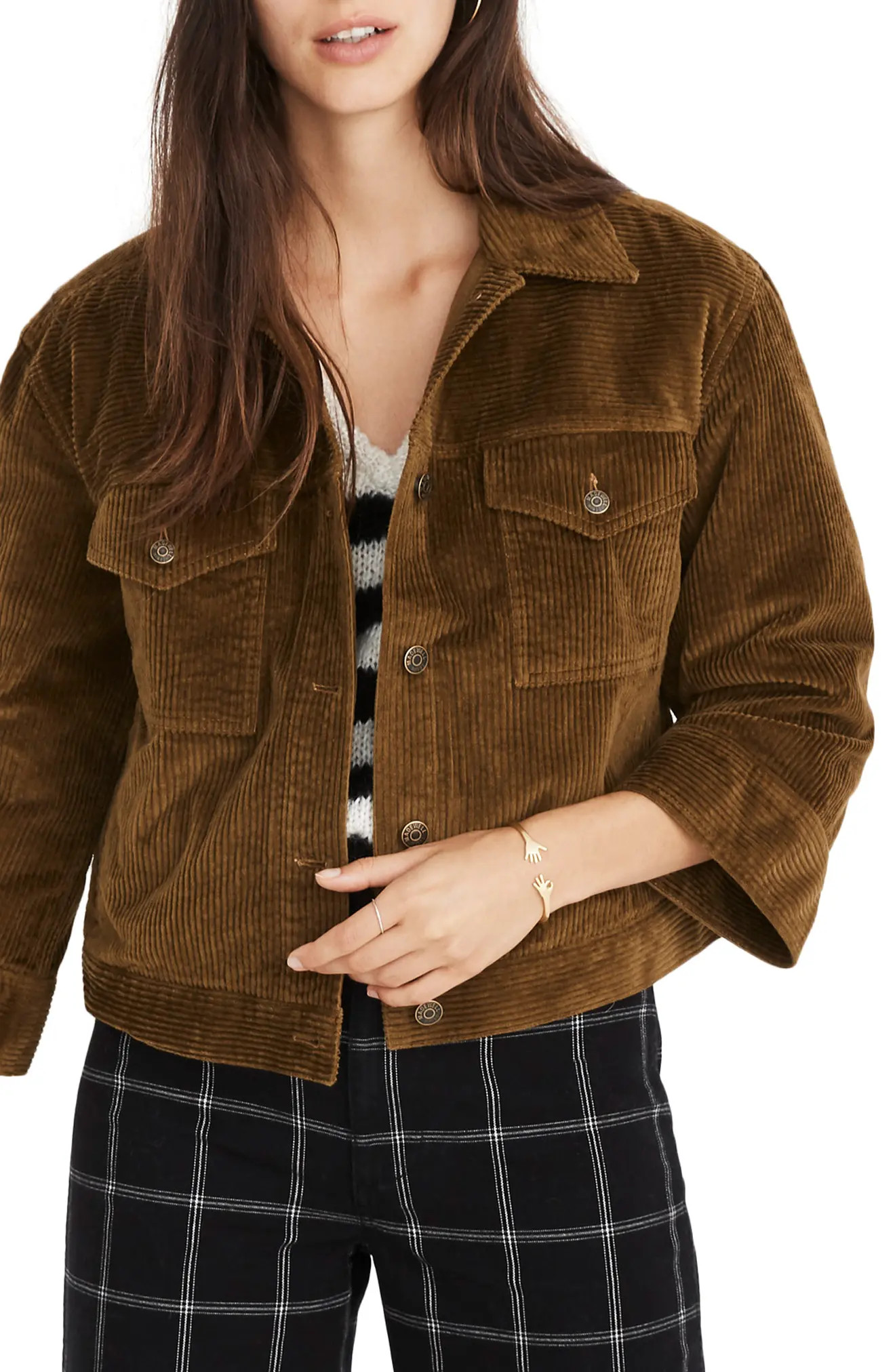 Women's Madewell Wide Sleeve Corduroy Jacket | Nordstrom