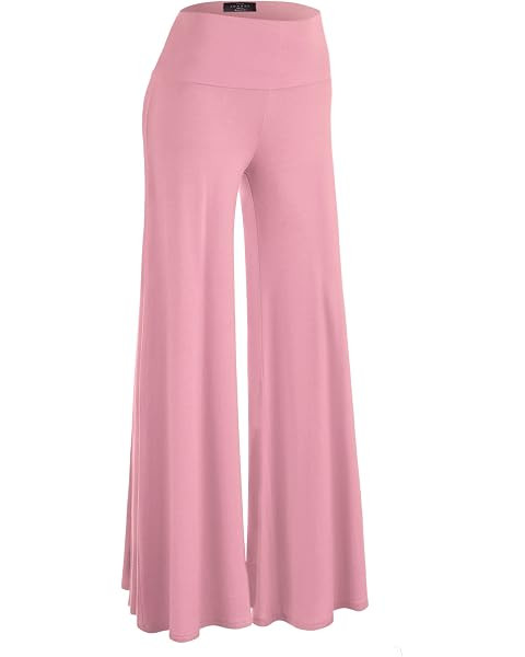 Arolina Women's Stretchy Wide Leg Palazzo Lounge Pants Casual Comfy High Waist Palazzo Pants | Amazon (US)