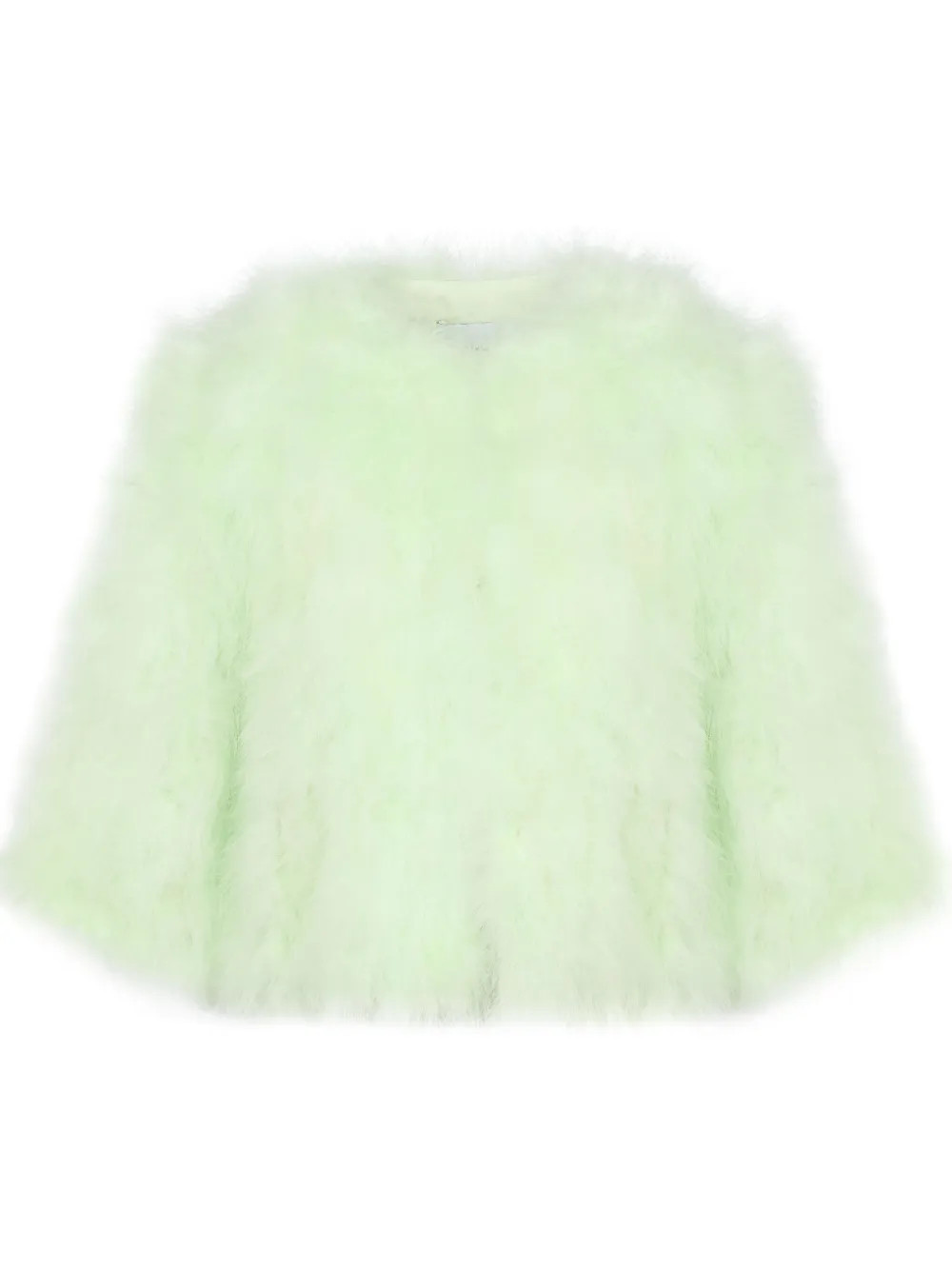 Yves Salomon Feather Jacket | Green | FARFETCH | Farfetch Global