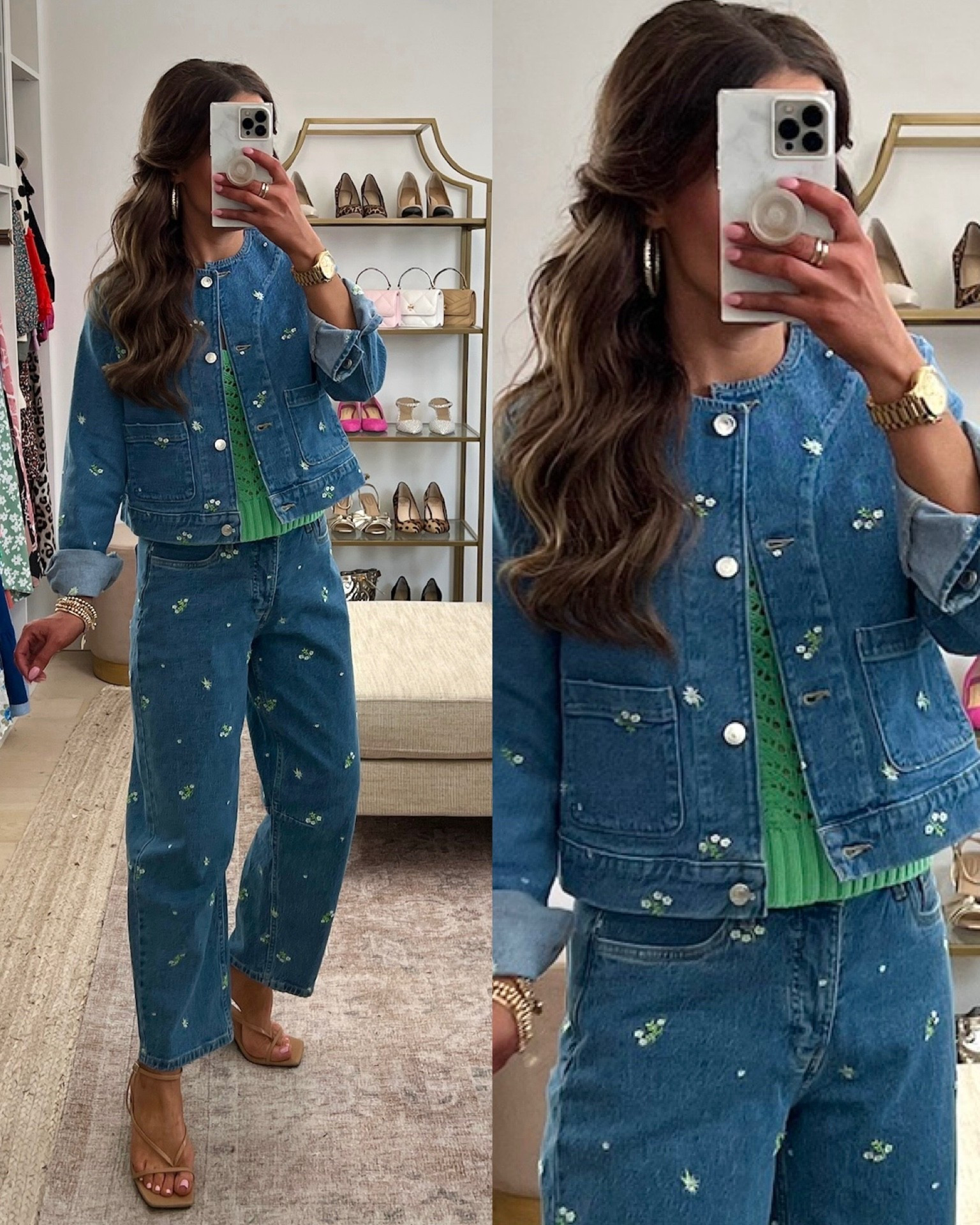 Size down In jeans and jacket for best fit 