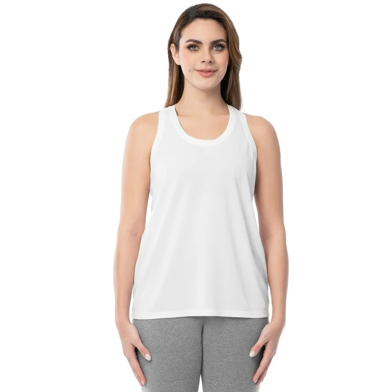 Athletic Works Women's Core Active Texture Knit Racerback Tank Top, size XS-XXXL | Walmart (US)