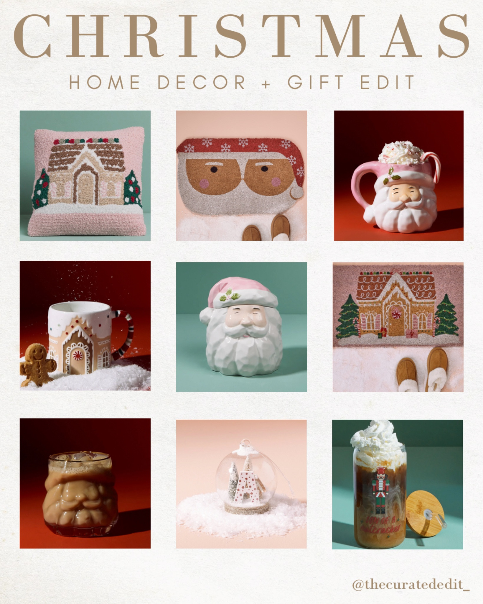 Christmas home decor & gifts giving major Anthropologie vibes 🌲 

#christmas #christmasgifts #christmasdecor #christmasmug #santa #nutcracker #christmasornaments #cookiejar #doormat #gingerbread #anthro #Anthropologie #altardstate #drinkware

#LTKHoliday #LTKGiftGuide #LTKSeasonal