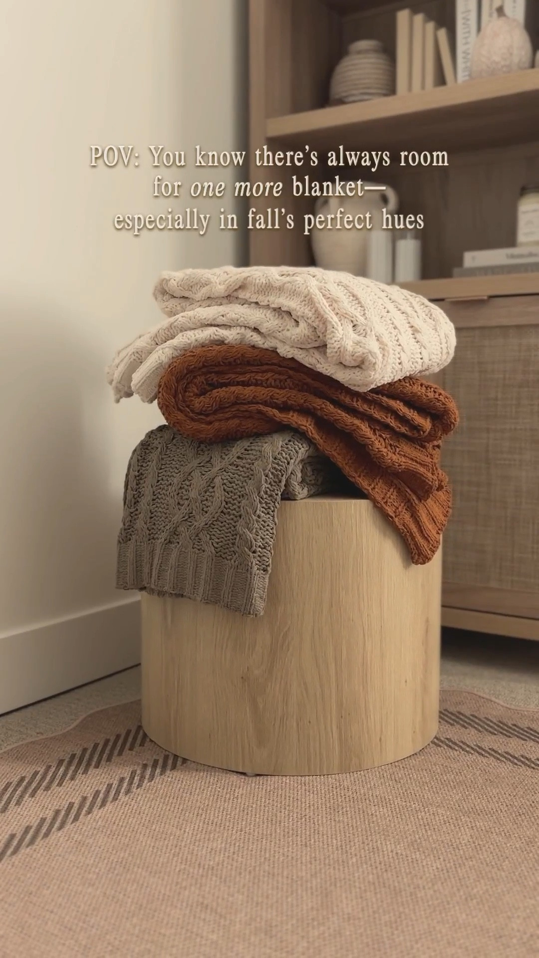 Autumn vibes = one more cozy blanket 🍂🧶 Our plush chenille cable knit throw makes every corner of your home feel warm and inviting.

#homedecor #homeinspo #FallCozy #ChenilleThrow #FallDecor #CozyHome #BlanketLover #ltkautumn

#LTKSeasonal #LTKHome #LTKSaleAlert