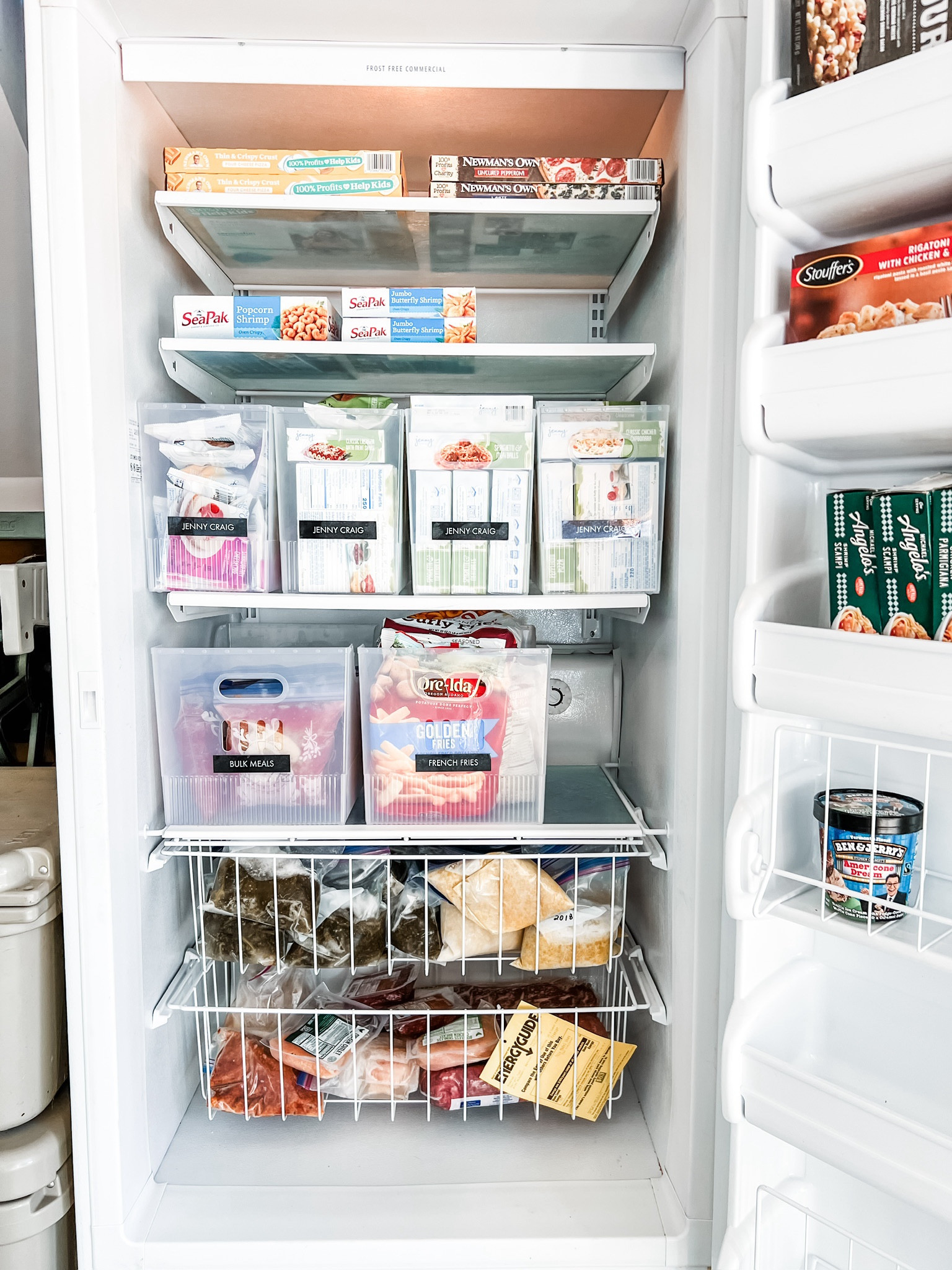 Do you want to get your refrigerator and freezer Pinterest worthy? Or how about more functional? Here’s a tip: store items in clear bins and containers. That’s what we implemented in a recent project in the homes refrigerator and the freezer in the garage. Look at what a difference these multipurpose bins make in this freezer! They come in several sizes and are the perfect addition to any freezer to categorize and store different types of foods. SWIPE to see the refrigerator and what products we used to get it organized!

#LTKhome #LTKfamily #LTKkids