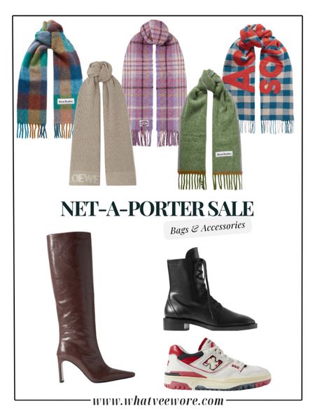 Love how scarves are on sale just as we start our winter. Acne Studios and Loewe scarves form part of this line up - and some shoe picks too! 

#LTKsalealert #LTKSeasonal