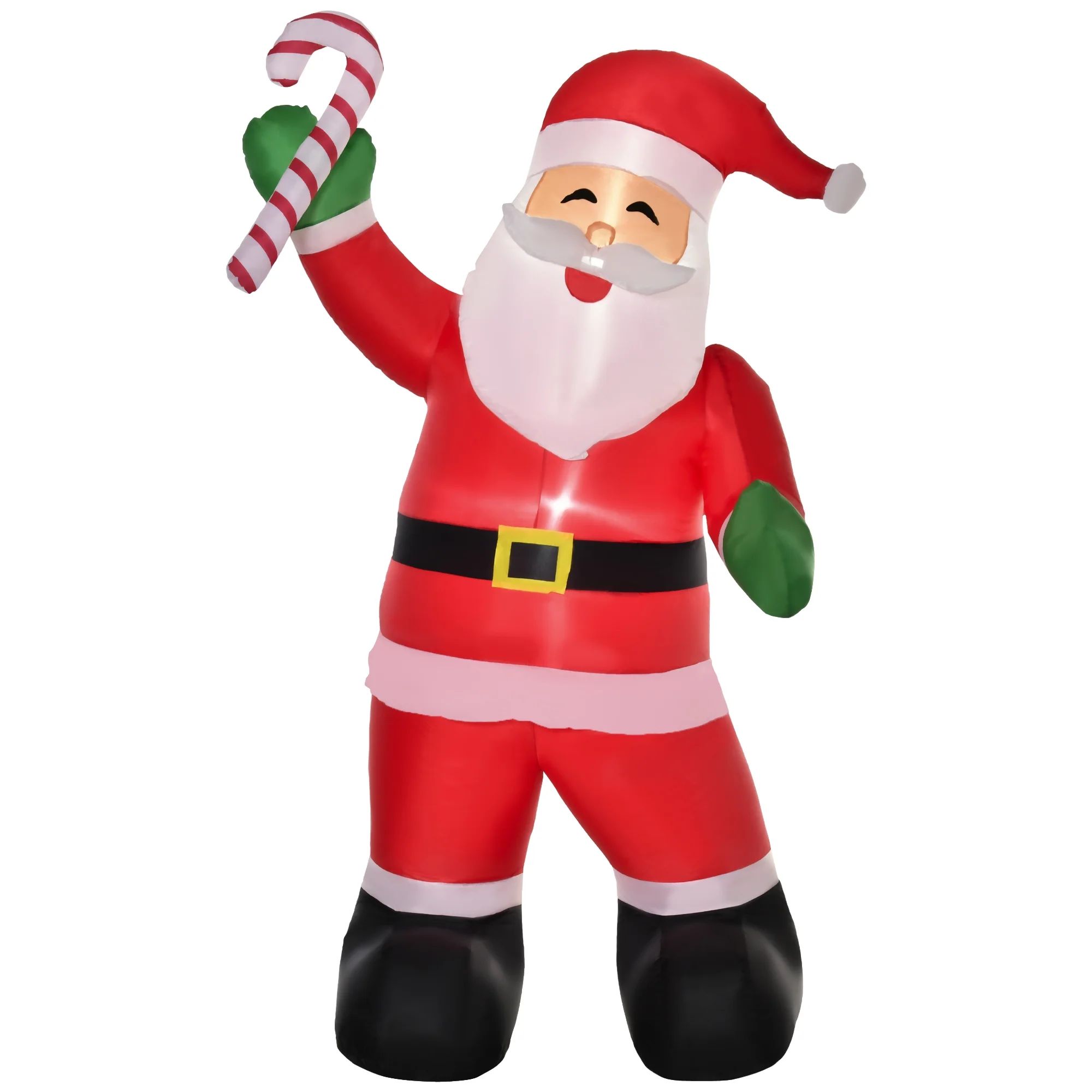 HOMCOM 8ft H Christmas Holiday Yard Inflatable Outdoor, Light Up LED | Walmart (US)
