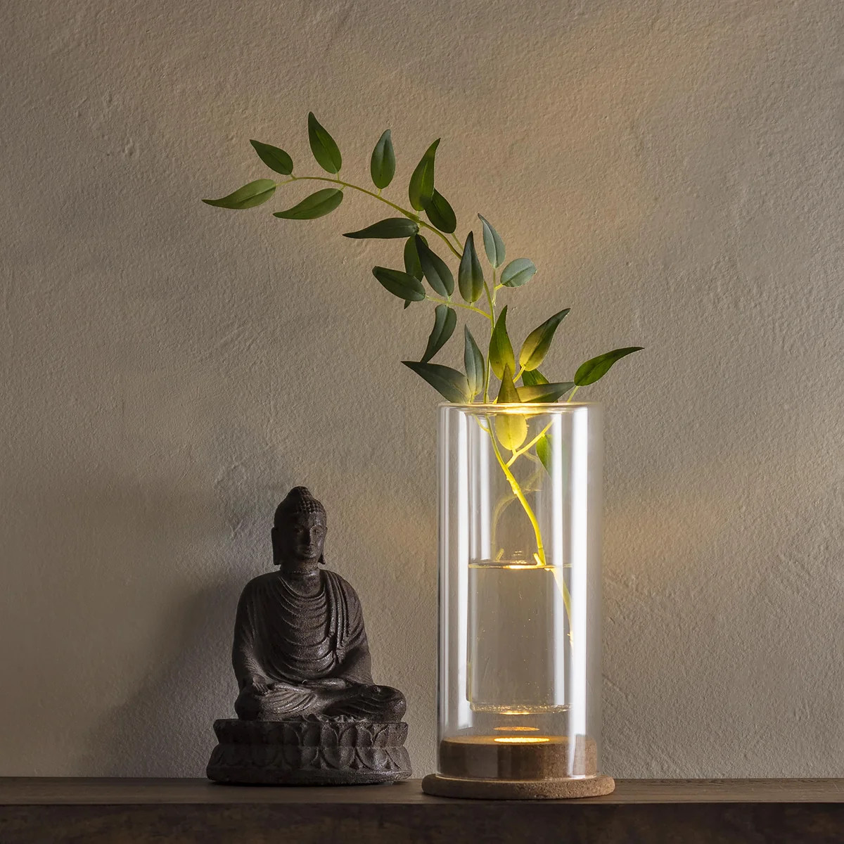 LED CORK VASE | Plow & Hearth