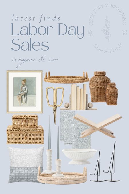 Labor Day sale! Up to 25% off at mcgee and co - designer home decor, home accessories, woven tray, art, candlesticks, decorative bowl, pillows 

#LTKhome #LTKsalealert
