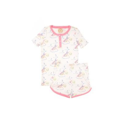 Sara Jane's Short Set - Once Upon a Rainbow with Hamptons Hot Pink | The Beaufort Bonnet Company