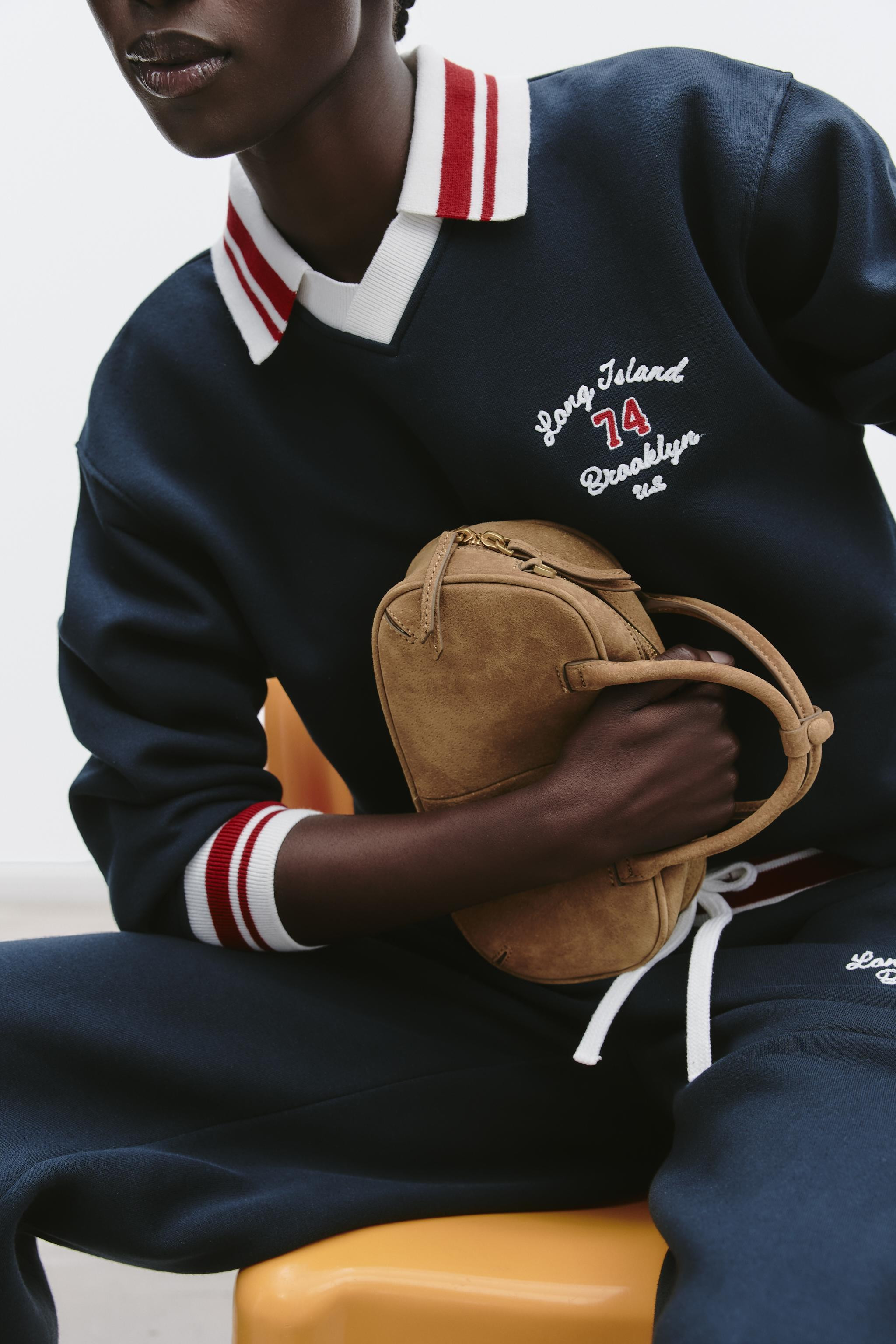 SPLIT SUEDE MINI BOWLING BAG | Zara UK