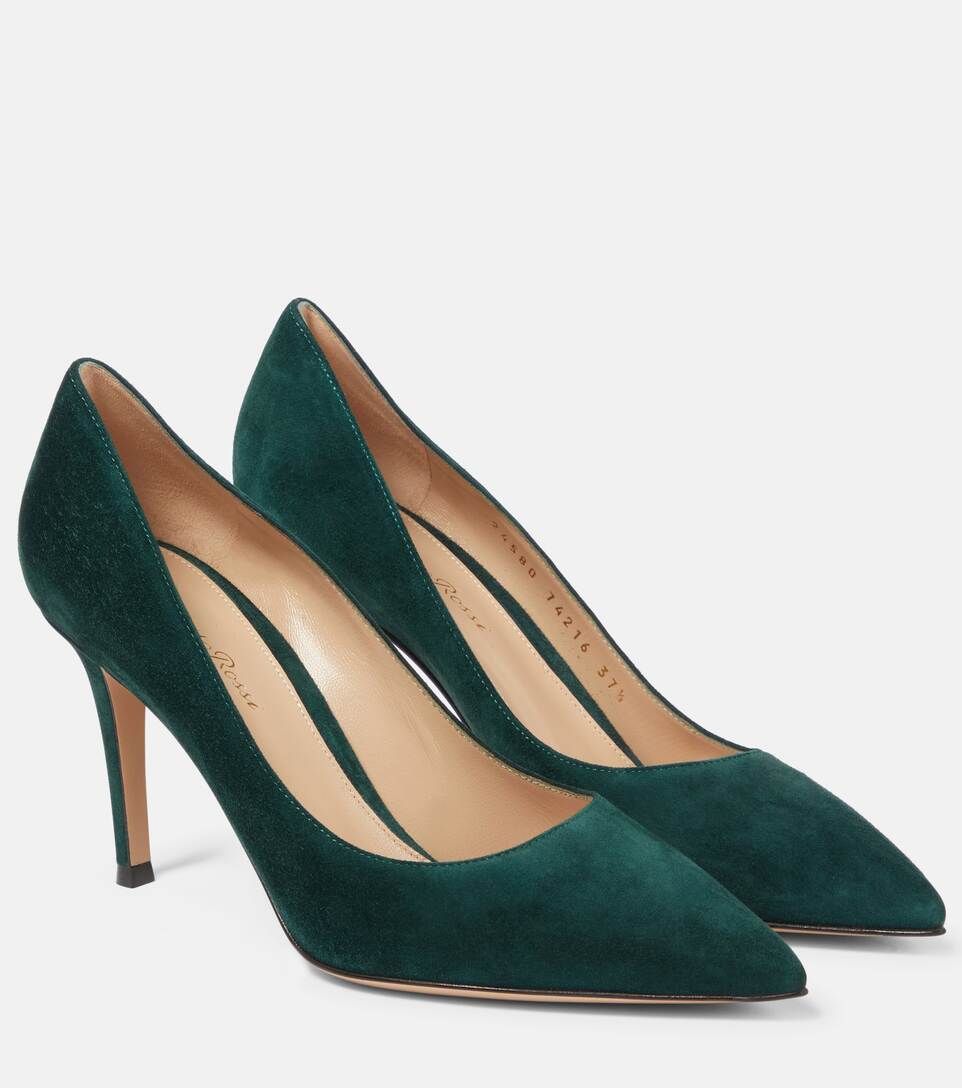 Gianvito 85 suede pumps | Mytheresa (DACH)