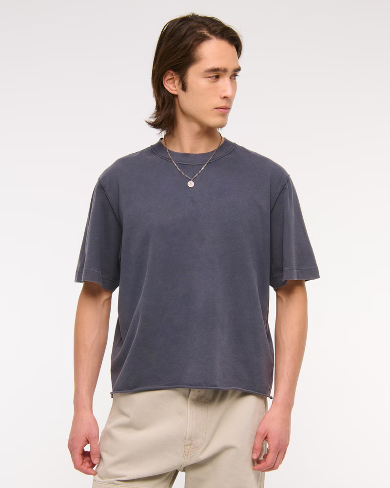Vintage-Inspired Cropped Tee | Abercrombie & Fitch (US)