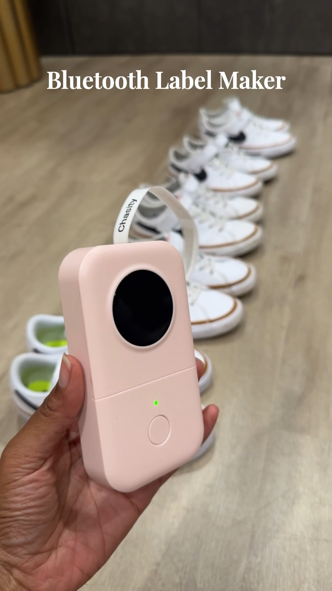 Bluetooth Label Maker | keeping everything labeled and organized cuts down on the chaos! From shoes, to storage containers, I label it all! 

#LTKHome #LTKFamily