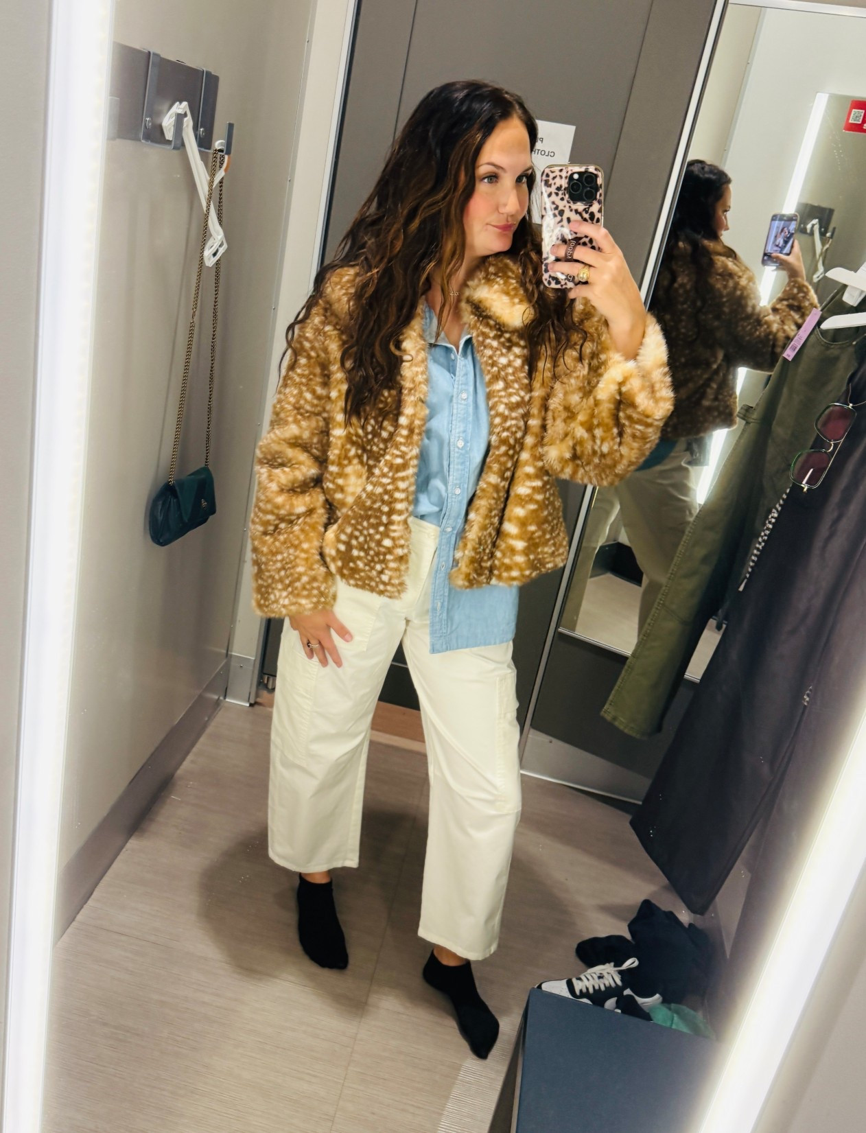 The cutest fall outfit from Target. 5’7 140 pounds wearing a small in the jacket, small in the shirt and size 8 in the cargo pants. 

#LTKHoliday #LTKStyleTip #LTKFindsUnder50