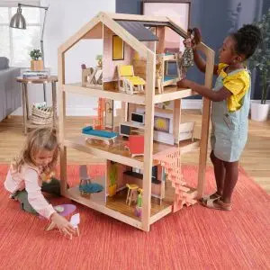 So Stylish Mansion Dollhouse - Boho Naturals | KidKraft