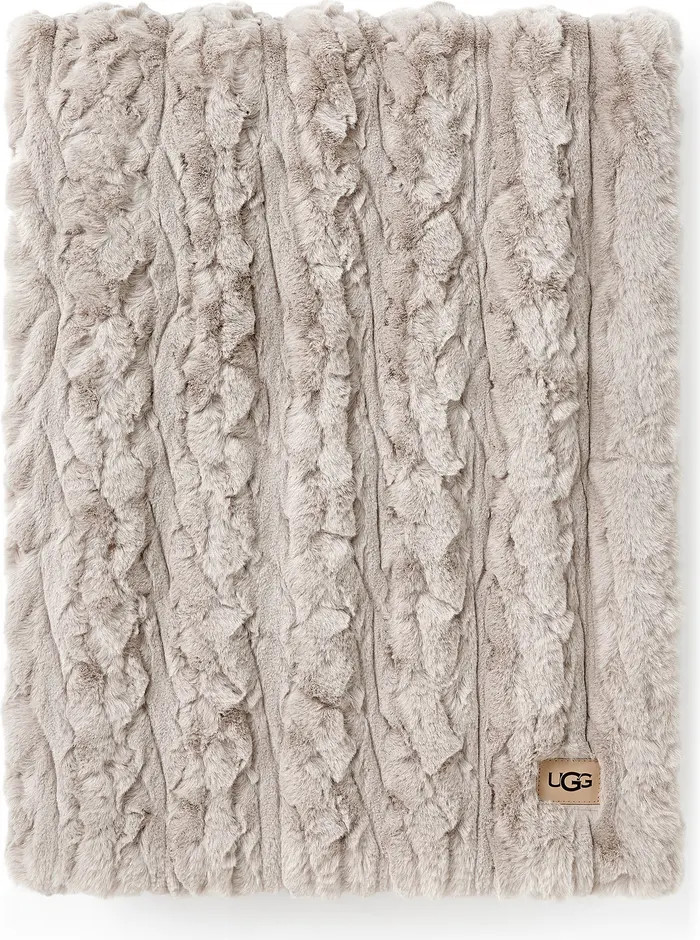 Ismay Faux Fur Throw Blanket | Nordstrom Rack