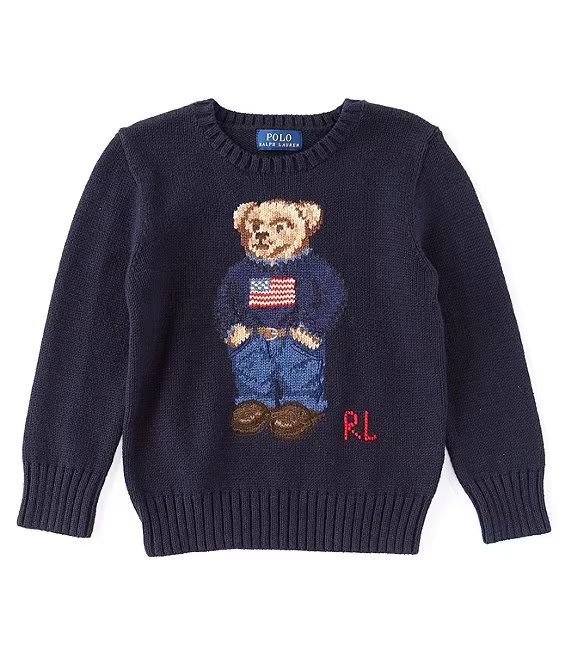 Polo Ralph Lauren Childrenswear Little Boys 2T-7 Americana Polo Bear Sweater | Dillard's | Dillard's