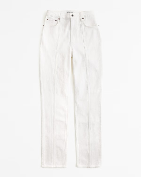 Women's Curve Love Ultra High Rise 90s Straight Jean | Women's Bottoms | Abercrombie.com | Abercrombie & Fitch (US)