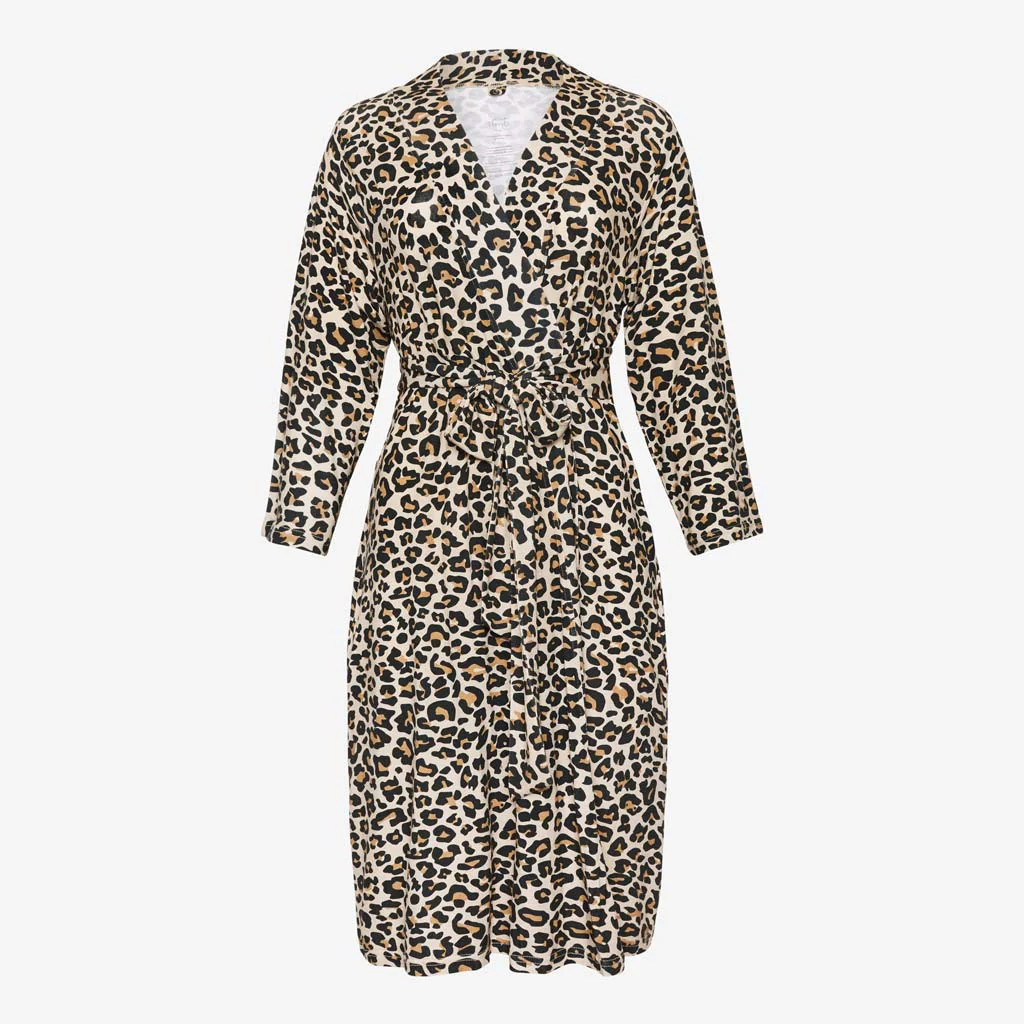 Lana Leopard Tan Robe | Posh Peanut