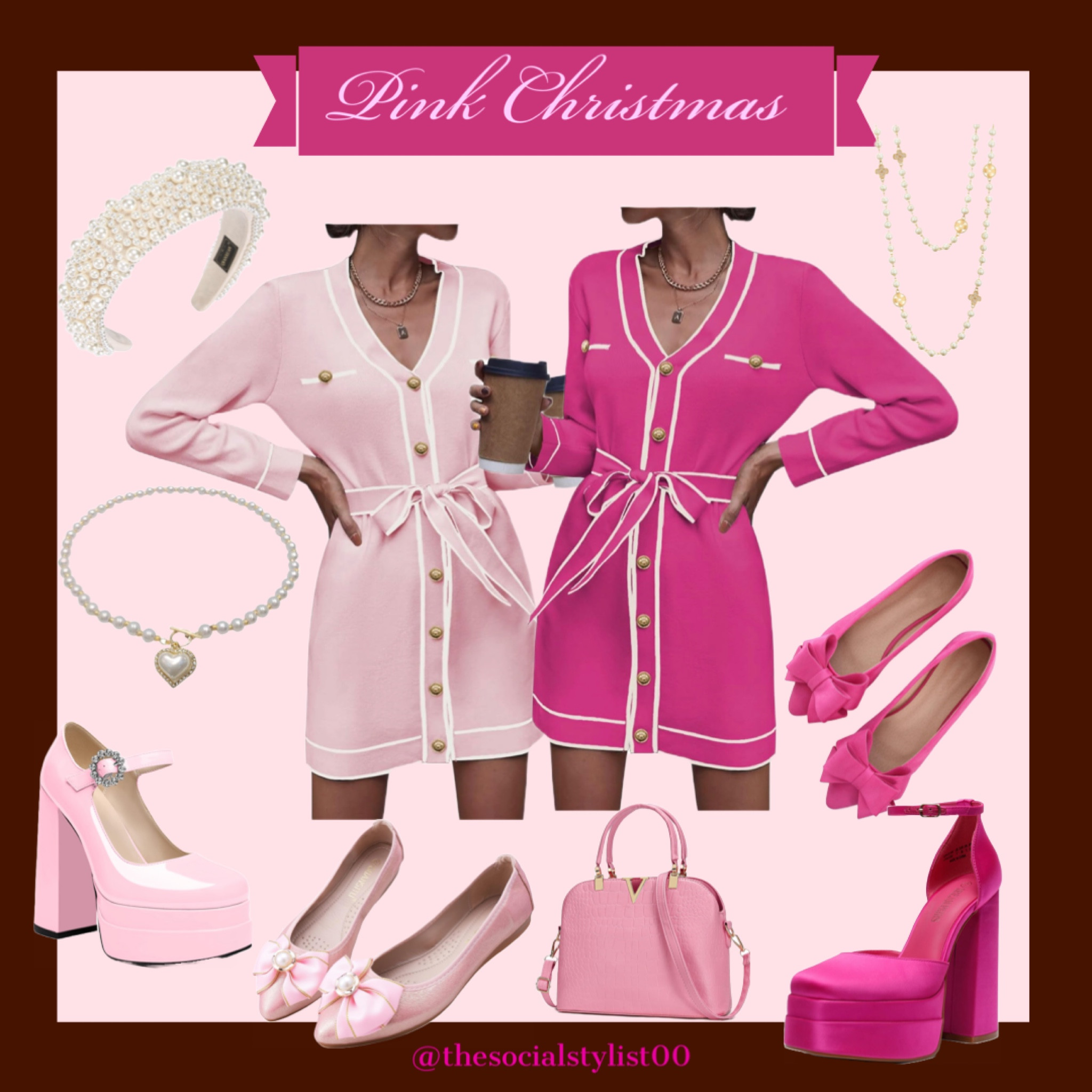 Pink Christmas 

Amazon finds, Amazon fashion, holiday outfit, Christmas outfit, plaid, tartan, houndstooth, bow, affordable fashion, Mary Jane, seasonal, holiday party, Christmas party, office party, holiday wear, velvet, headband, Pearl, elegant, old money, classy, luxury, elevated style, preppy, pink Christmas, Pearl

#LTKGiftGuide #LTKHoliday #LTKstyletip