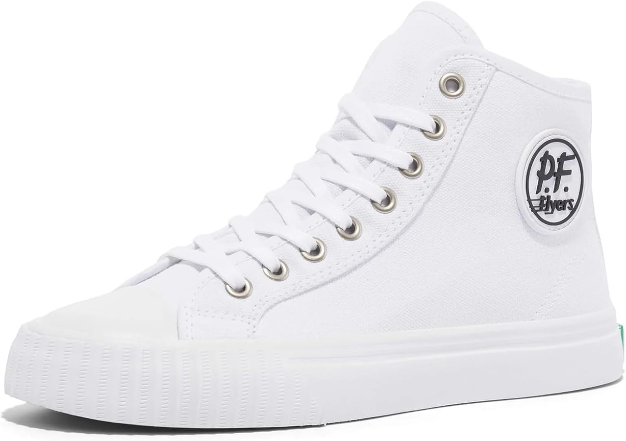 PF Flyers High Top Sneakers for Men and Women, Original Canvas Hi-Top Athletic Shoe, Unisex | Amazon (US)