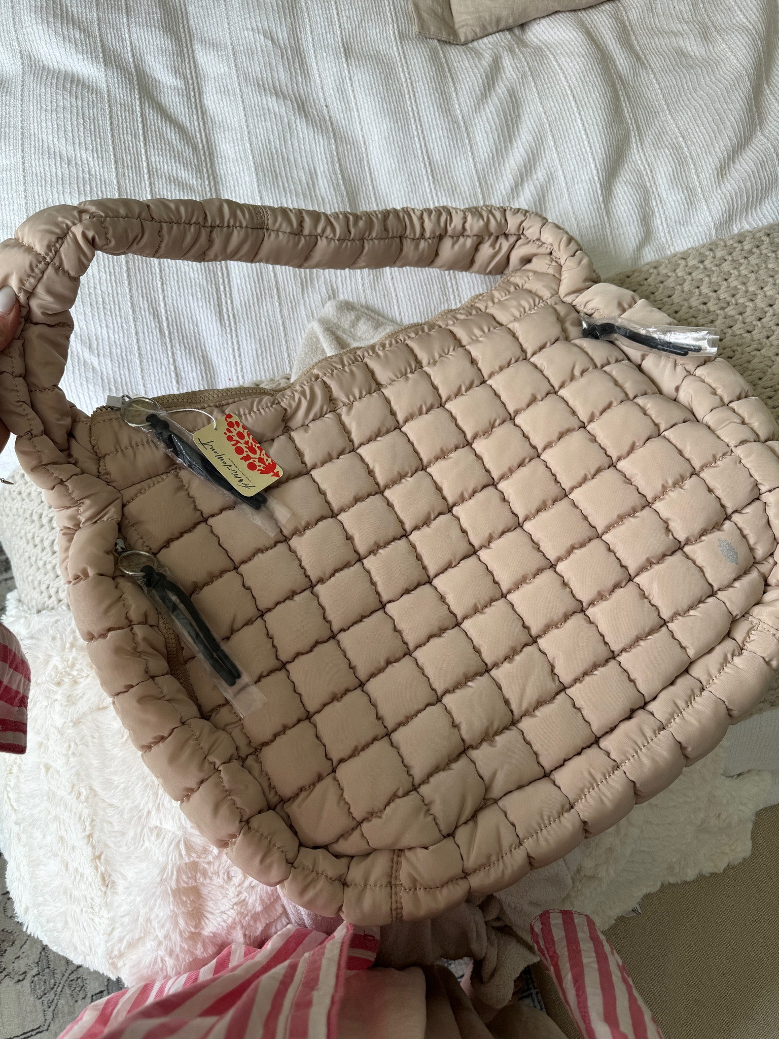 Finally caved and got the free people bag I see everyone carrying haha 

#LTKstyletip #LTKGiftGuide #LTKfindsunder100