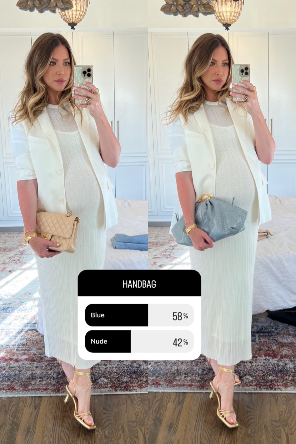 Blue purse won 💙

#LTKbump #LTKSeasonal