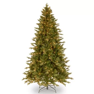 National Tree 6.5-Foot Avalon Spruce Pre-Lit Christmas Tree with Clear Lights | Bed Bath & Beyond