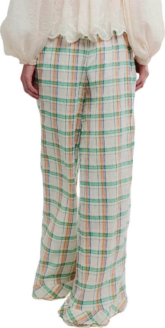 Hour Glass Plaid Wide Leg Pants | Nordstrom