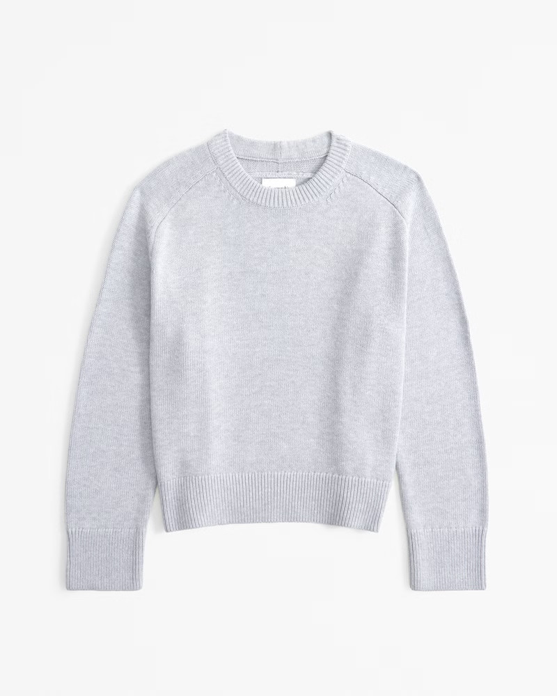 The A&F Madeline Cotton-Blend Crew Sweater | Abercrombie & Fitch (US)
