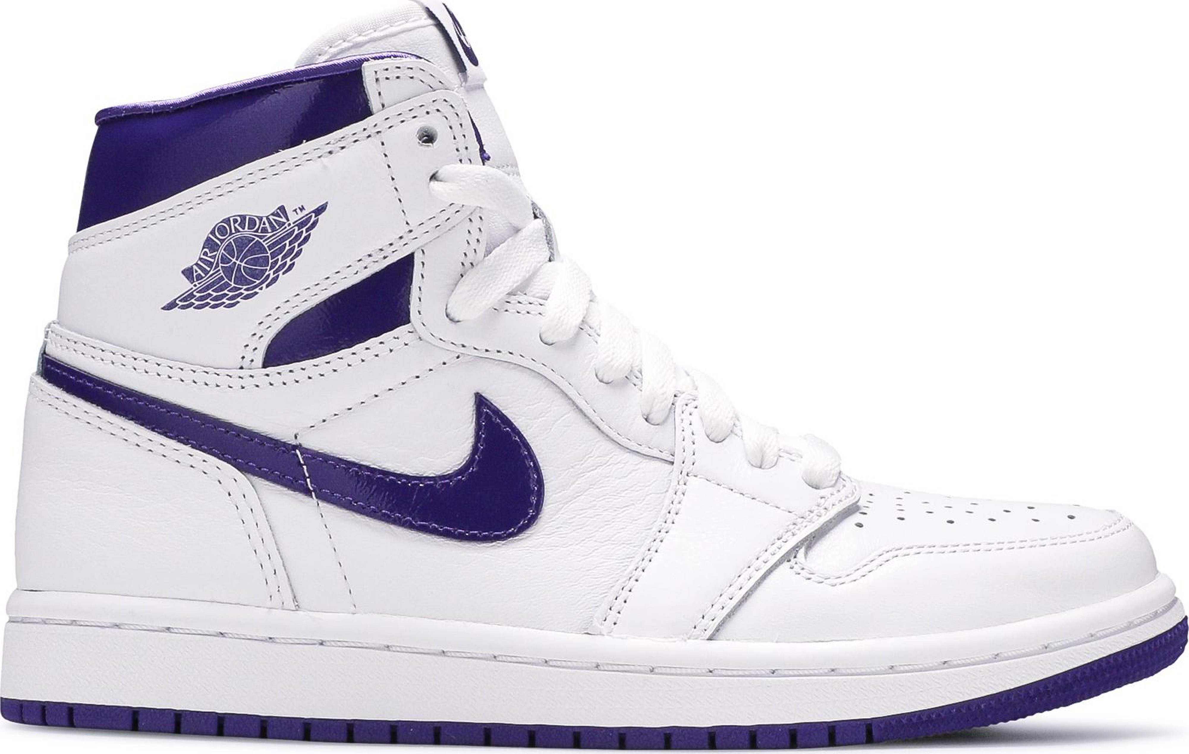 Air Jordan 1 Retro High OG PS 'Court Purple' | GOAT