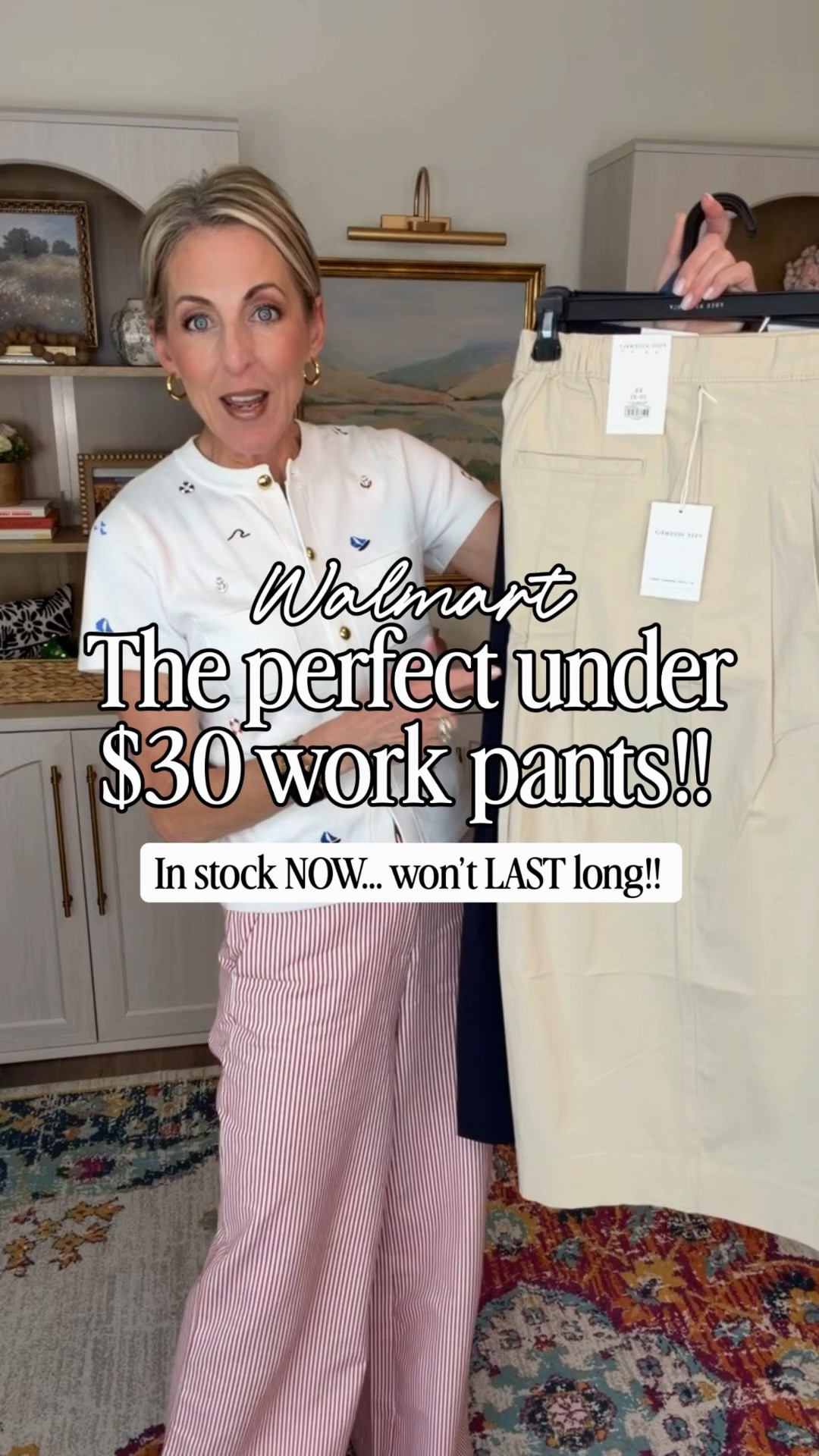 POV: you finally found the perfect work pant that looks polished but feels effortless. Run don’t walk… these won’t stay in stock long! 
Comment Walmart and I’ll send you the link 

These under $30 culotte pants are that dream combo… high-waisted, structured, and that wide-leg “skirt meets pants” moment we all love. Styled a few of my favorite closet tops (hello look-for-less finds 👏) and I’m not over how versatile these are for work or weekend.

Follow and subscribe to my posts in the free LTK APP by clicking the 🔔 and never missing a post! 
