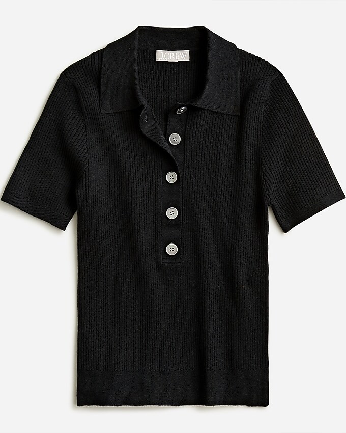 TENCEL™ lyocell-blend short-sleeve polo shirt | J. Crew US