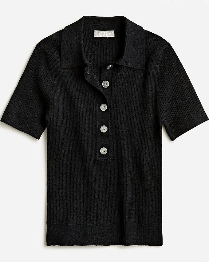 TENCEL™ lyocell-blend short-sleeve polo shirt | J.Crew US