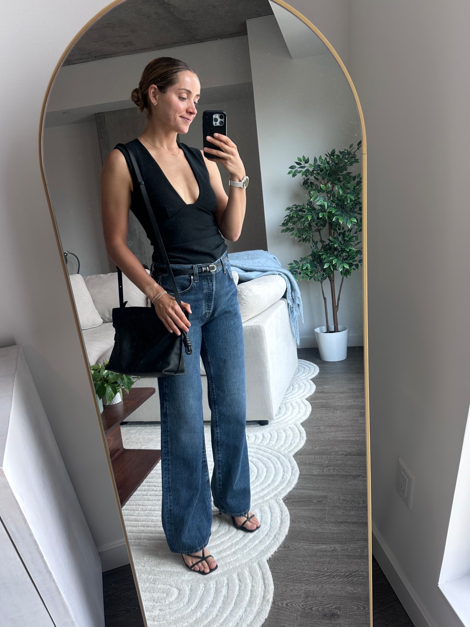 Dinner / date night 🖤

LOVE this top - wearing size small 

#LTKSeasonal