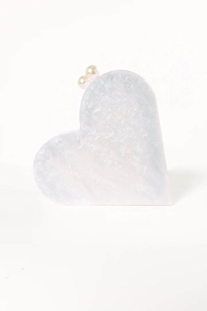 Heart Shaped Bag - White | Petal & Pup (US)