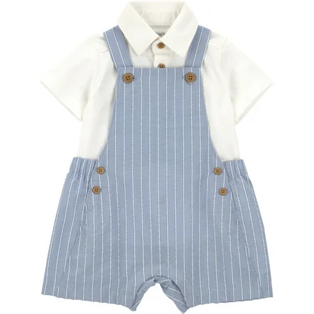 Carter's Child of Mine Baby Boy Shortall Set, 2-Piece, Sizes 0/3-24 Months | Walmart (US)