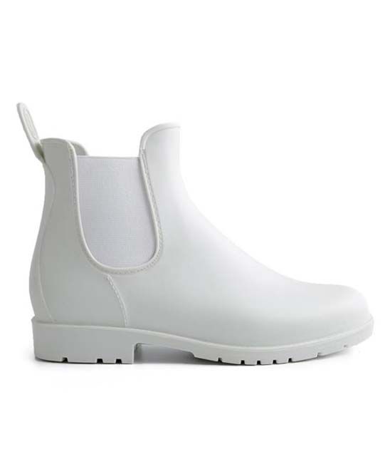 JUMITI Women's Rain boots White - White Ankle Rain Boot - Women | Zulily